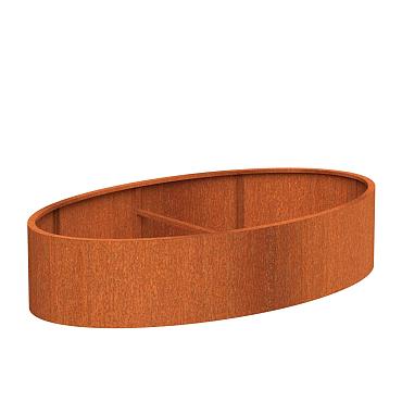 Corten Ellipse 2800 x 1600 x 600mm CorTen 3mm (CEL1)