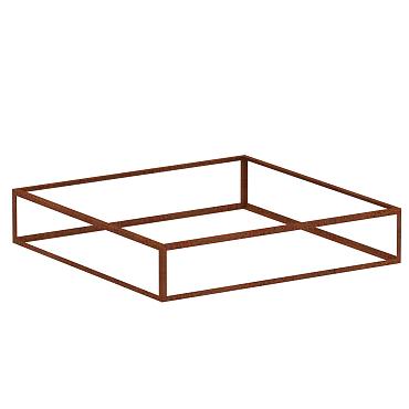 CorTen Plantframe 2000 x 2000 x 400mm CorTen 3mm (CPF1)