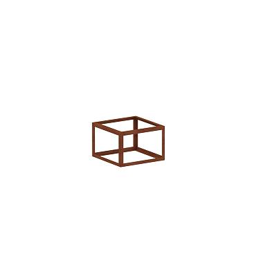 CorTen Plantframe 600 x 600 x 400mm CorTen 3mm (CPF6)