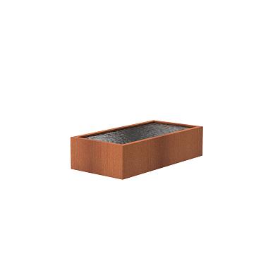 CorTen Pond 2500 x 1250 x 600mm CorTen 3mm (VC8)