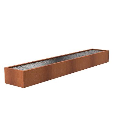 CorTen Pond 6000 x 1000 x 600mm CorTen 3mm (VC1)