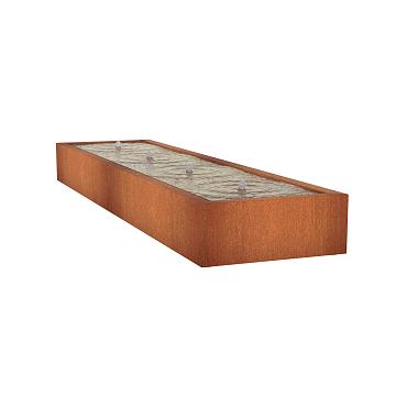 CorTen Watertable  4000 x 1000 x 400mm CorTen 3mm (CB3)