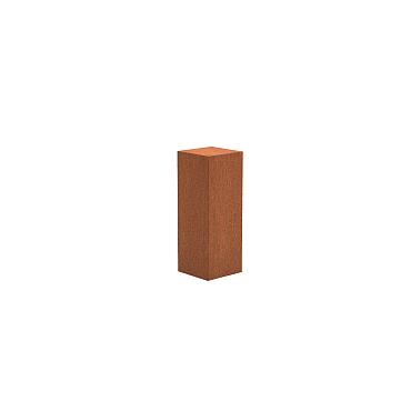 Sockel 300 x 300 x 800mm CorTen 2mm (CK11)