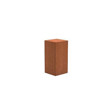 Sockel 400 x 400 x 800mm CorTen 2mm (CK7)