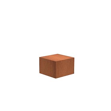 Sockel 600 x 600 x 400mm CorTen 2mm (CK23)