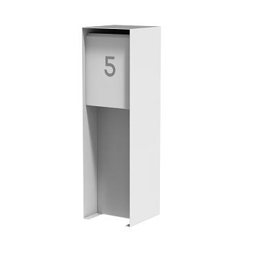 Letterbox Aluminium Flyn 350 x 350 x 1150mm Aluminium 4mm (LFA1)