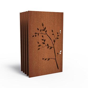 CorTen Panel Nature 1100 x 50 x 1800mm CorTen 2mm (CPN3 (5pcs))