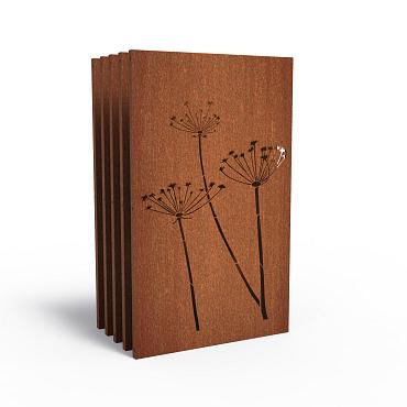 CorTen Panel Nature 1100 x 50 x 1800mm CorTen 2mm (CPN4 (5pcs))