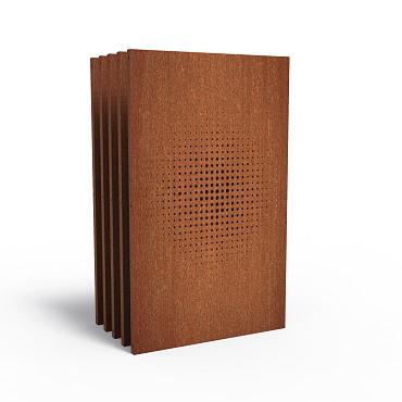 CorTen Panel Abstract 1100 x 50 x 1800mm CorTen 2mm (CPA3 (5pcs))