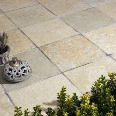 Tandur Yellow tegel natural 60x60x3 cm. 