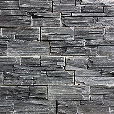 Black Slate XL steenstrip 60x15x2-3,5 cm.