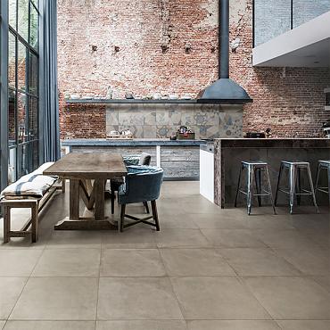 One 20MM Cement tegel 90x90x2 cm.