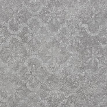 Solido Ceramica 30MM Disegno Antracite DECOR tegel 90x90x3 cm.