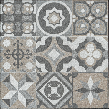 GeoProArte® Mosaic 60x60x4 Modern Taupe Deco
