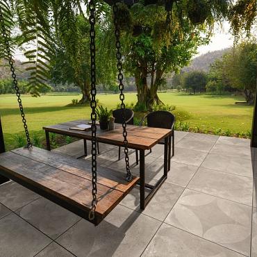 Keramische tegel Cerasun concrete Decor Taupe 60x60x4cm