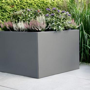 Plantenbak Vlak Antraciet 300x180x60 cm
