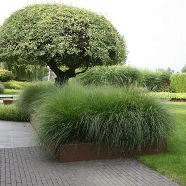 Borderpaneel Flex 56 cm + toebehoren - 220x56x3.5 cm (LxHxB) Corten