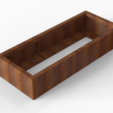 Plantenbak Module+ Corten 150x60x28 cm