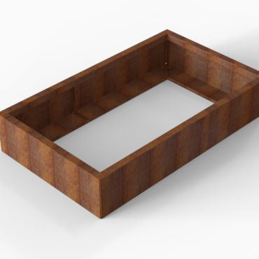 Plantenbak Module+ Corten 150x90x28 cm
