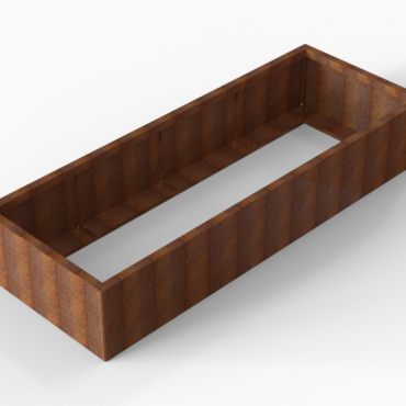 Plantenbak Module+ Corten 240x90x42 cm
