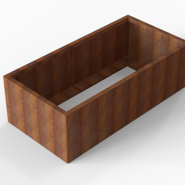 Plantenbak Module+ Corten 180x90x56 cm