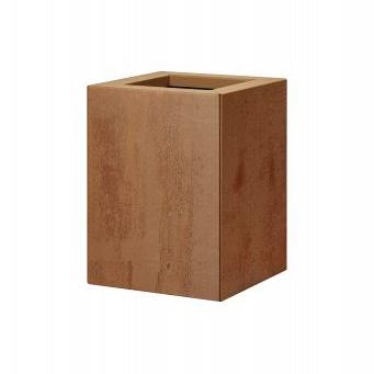 Plantenbak Vlak Corten 30x30x40 cm