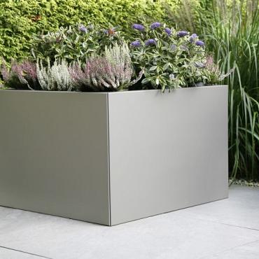 Plantenbak Vlak Taupe 210x210x40 cm