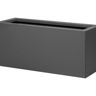 Plantenbak Vlak Antraciet 90x30x40 cm