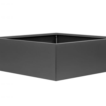 Bloembak vlak - 150x150x40 cm Antraciet
