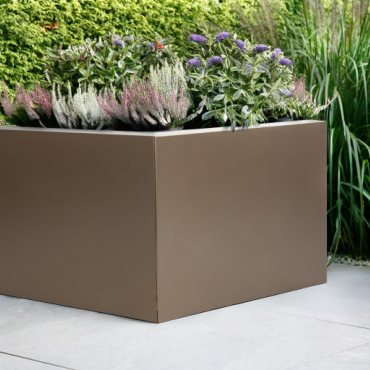 Bloembak vlak - 60x300x60 cm Supra bruin