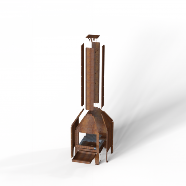 Tuinkachel Corten (Zelfbouwpakket)