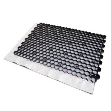 Splitplaat honingraat zwart  3 cm dik 0,96m2 per plaat met typar onderdoek  35.52 m2 per pak 37 stuk