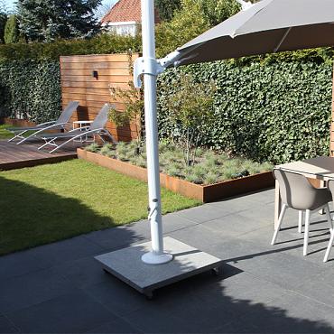 Solido Ceramica 30MM randtegel Slate Black 60x60x3/7 cm.
