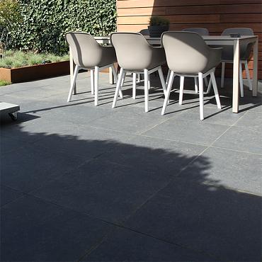 Solido Ceramica 30MM randtegel Slate Black 60x60x3/7 cm.