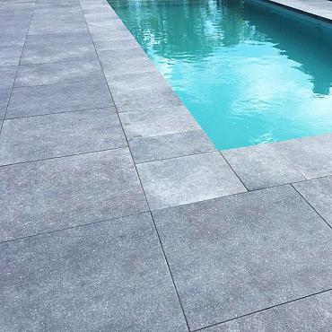 Solido Ceramica 30MM randtegel Bluestone Grey 60x60x3/7 cm.