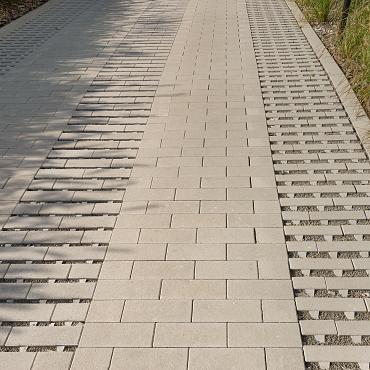 Hydro Lineo 30x10x10 40 Grijs Waterdoorlatende Betonstraatstenen Type : Verbrede Voeg