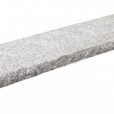 Afdekplaat-vijverrand met waterkering Graniet G603 Rockface100x25x4cm