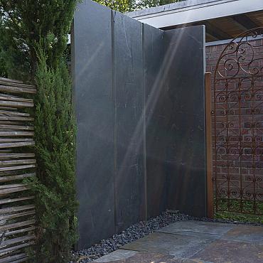 Muurelement Black Slate 250x50x5cm