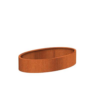 Corten Ellipse 2000 x 1200 x 400mm CorTen 3mm (CEL4)