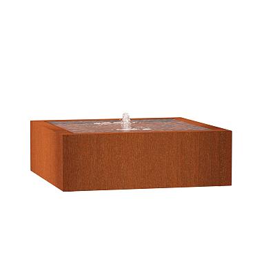 CorTen Watertable  1200 x 1200 x 400mm CorTen 3mm (CB11)