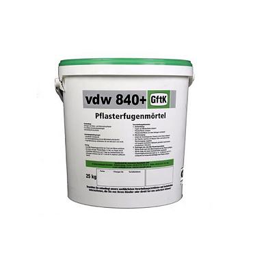 Vdw voegmortel 840+ natur 12,5 kg. emmer