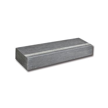 traptrede blue stone gezoet antislip rand 100x35x15cm onderzijde gezoet zonder antislip rand