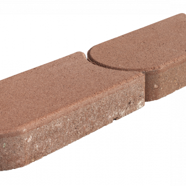 KANTSTEEN GRASKANT ROOD