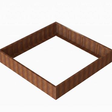 Plantenbak Module+ Corten 240x240x42 cm
