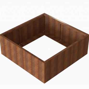 Plantenbak Module+ Corten 150x150x56 cm