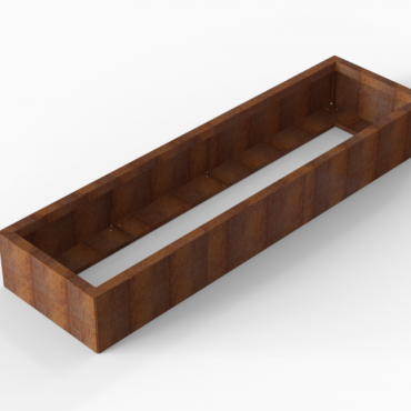 Plantenbak Module+ Corten 210x60x28 cm