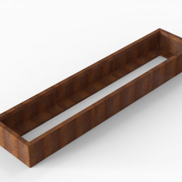 Plantenbak Module+ Corten 270x60x28 cm