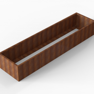 Plantenbak Module+ Corten 360x90x56 cm