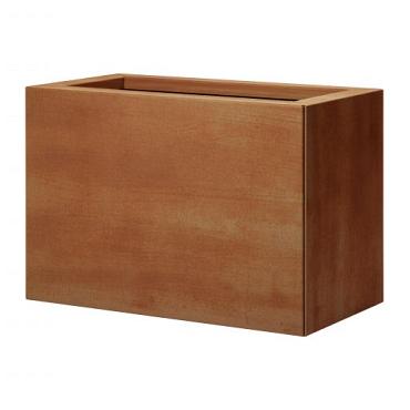Bloembak vlak - 30x60x60 cm Corten
