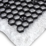 Splitplaat wit | 3cm dik | met typar onderdoek